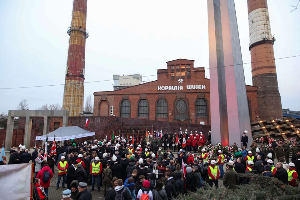 43. Rocznica Pacyfikacji Kopalni "Wujek" / autor: PAP/Michał Meissner