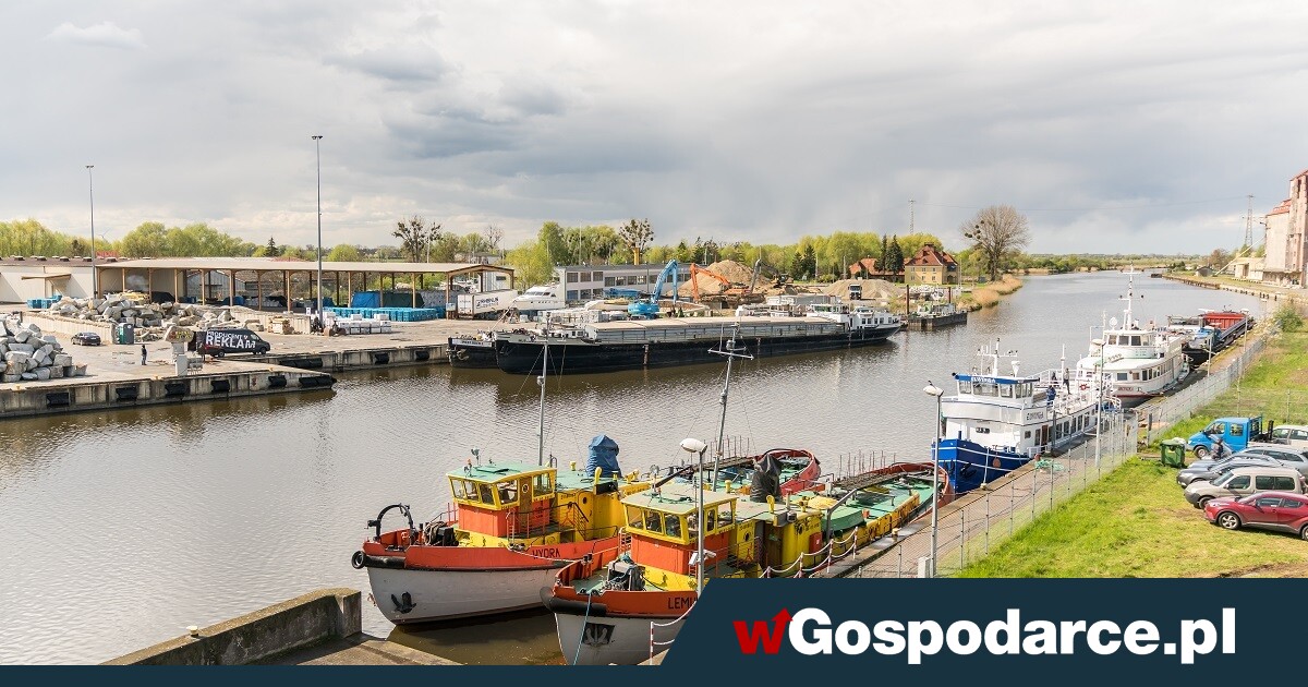 900 metrów do portu w Elblągu. Ostatni odcinek