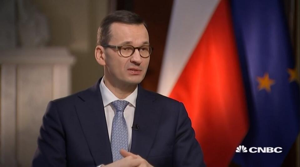 Premier M. Morawiecki w wywiadzie dla CNBC / autor: cnbc.com