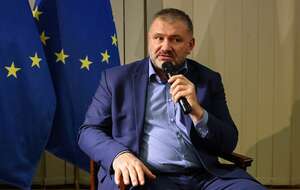 Waldemar Żurek zaatakował prezydenta Karola Nawrockiego. / autor:  PAP/Albert Zawada