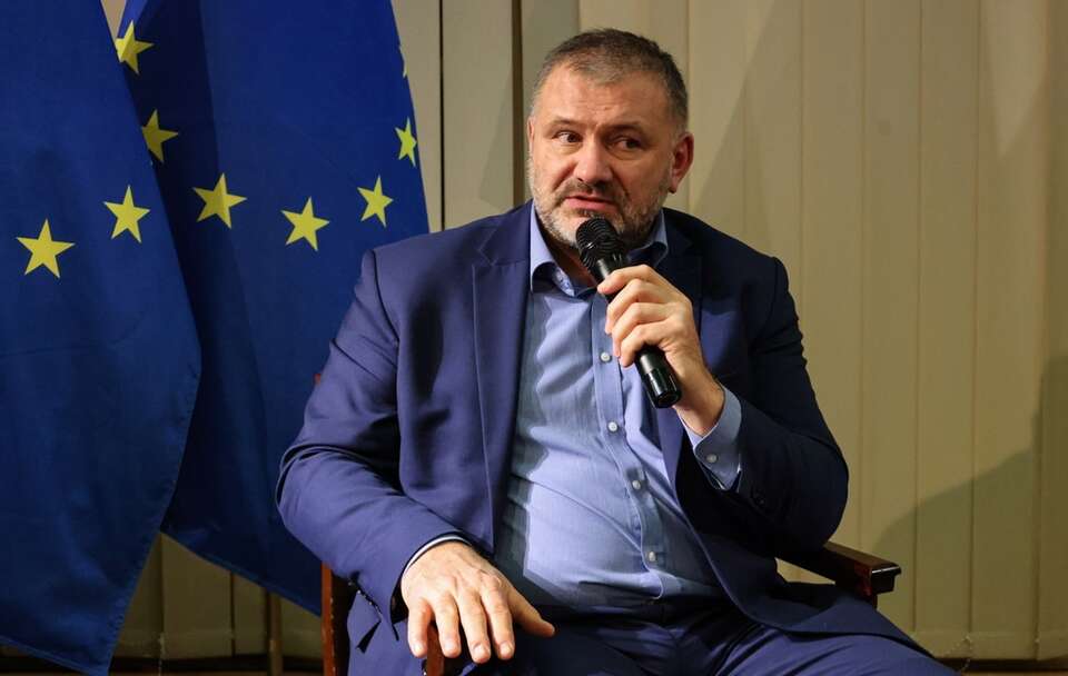 Waldemar Żurek zaatakował prezydenta Karola Nawrockiego. / autor:  PAP/Albert Zawada