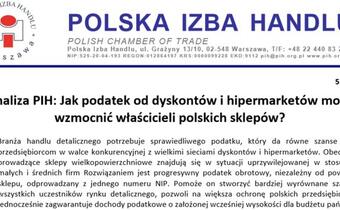 Polska Izba Handlu: Jak podatek od dyskontów i hipermarketów może wzmocnić właścicieli polskich sklepów? ANALIZA