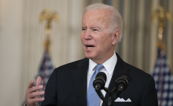 Prezydent USA Joe Biden / autor: PAP/EPA/CHRIS KLEPONIS / POOL