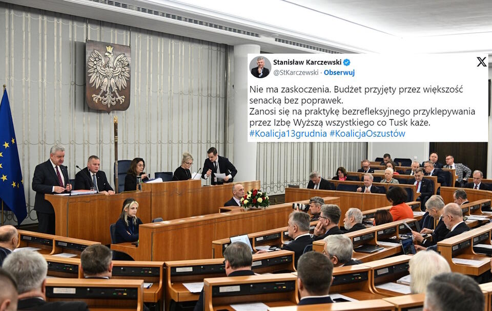 Senat RP / autor: PAP/Radek Pietruszka/X: StKarczewski