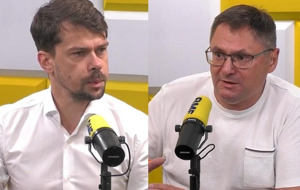 Michał Kołodziejczak/Tomasz Terlikowski / autor: screenshot: rmf24.pl