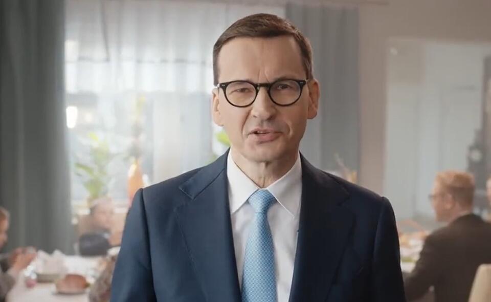 Spot premiera Morawieckiego z życzeniami / autor: Screenshot Twitter/Mateusz Morawiecki