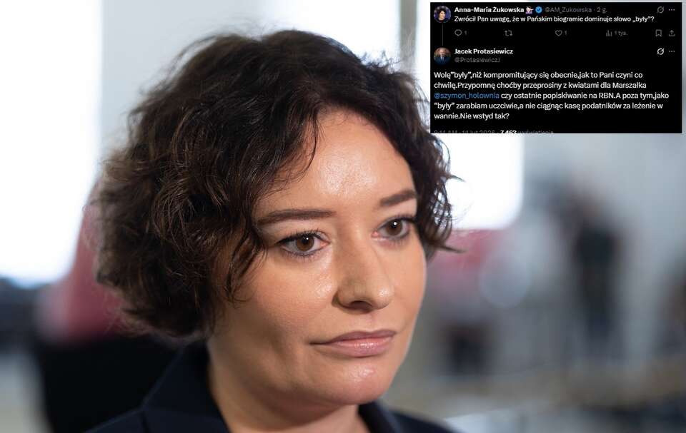 Spięcie Protasiewicza i Żukowskiej. "Nie wstyd tak?"