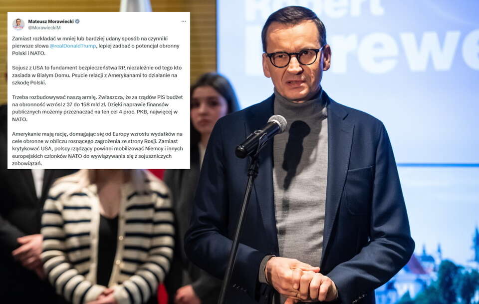 Celne! Mateusz Morawiecki apeluje ws. słów Trumpa