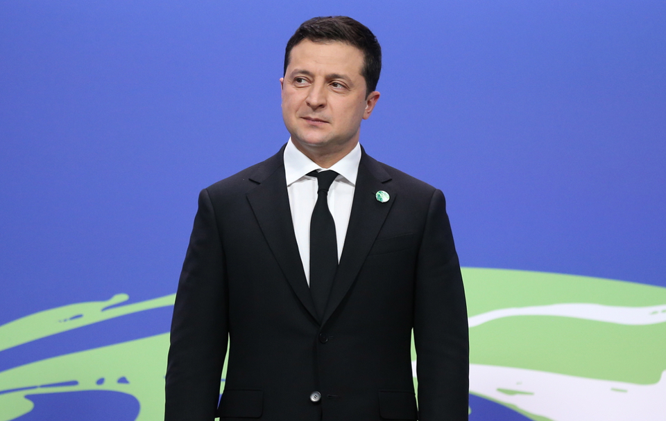 Prezydent Ukrainy Wołodymyr Zełenski / autor: PAP/EPA