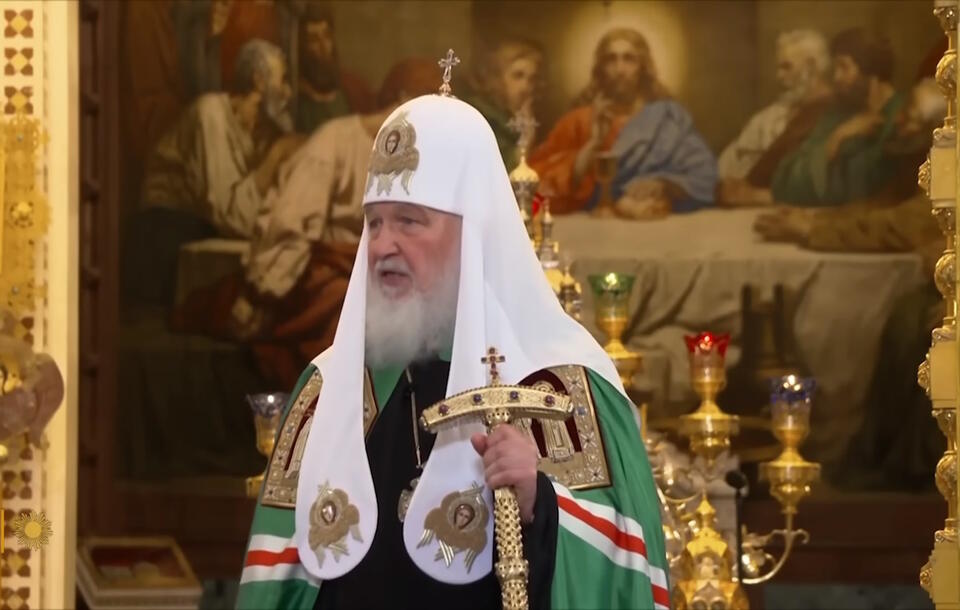 Patriarcha Moskwy i Wszechrusi Cyryl / autor: screenshot YouTube  CBS Sunday Morning