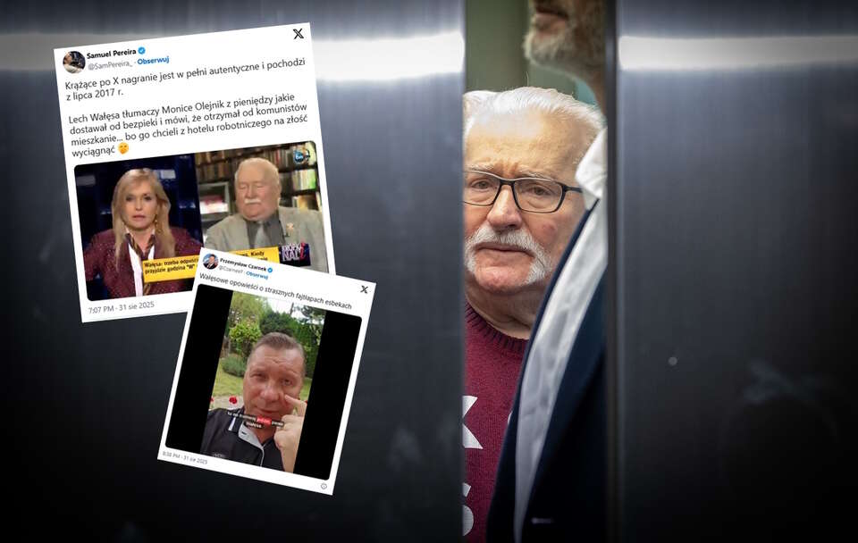 Lech Wałęsa / autor: Fratria/X