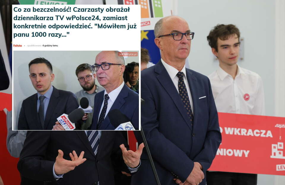 Zachowanie Czarzastego wobec Zemły jest nieakceptowalne