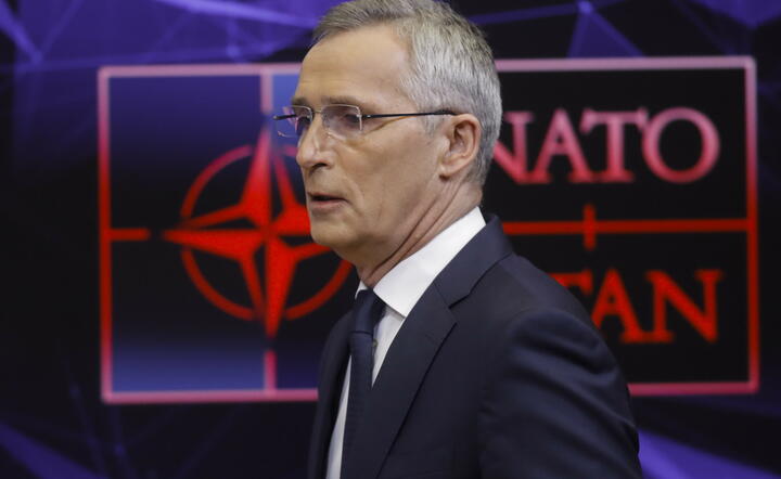 sekretarz generalny NATO Jens Stoltenberg / autor: PAP/EPA/OLIVIER HOSLET