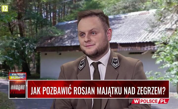Michał Gzowski, rzecznik Lasów Państwowych / autor: Fratria