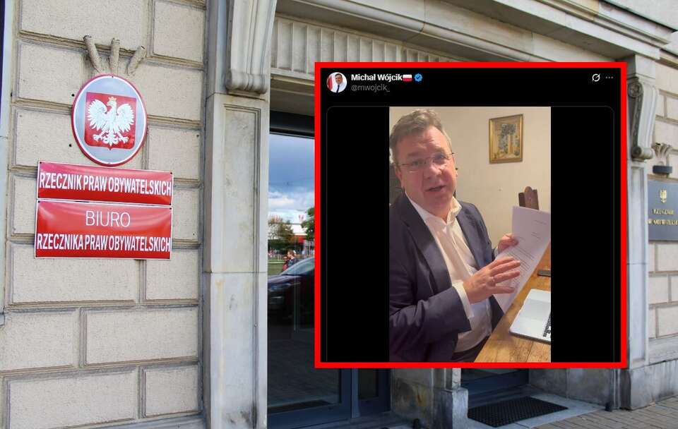 Siedziba RPO w Warszawie; Michał Wójcik pokazał pismo ws. Szymona Szeredy / autor: Fratria/X