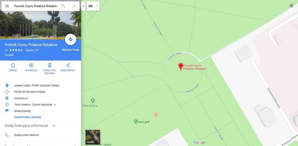 Google Maps / autor: wykop
