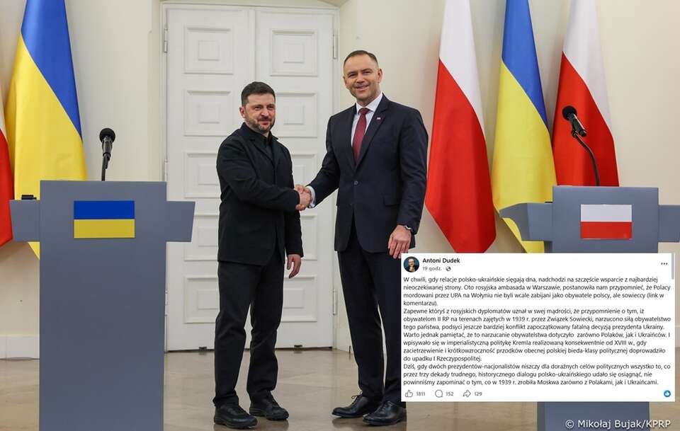 Wizyta prezydenta Ukrainy Wołodymyra Zełenskiego w Warszawie, grudzień 2025 r. / autor: Mikołaj Bujak/KPRP