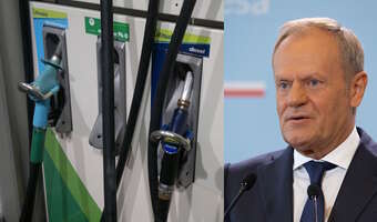 Kolejki Niemców na polskich stacjach benzynowych. Tusk: "Nie widać"