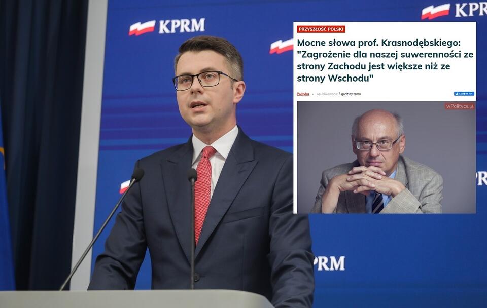 autor: PAP/Albert Zawada/screenshot wPolityce.pl