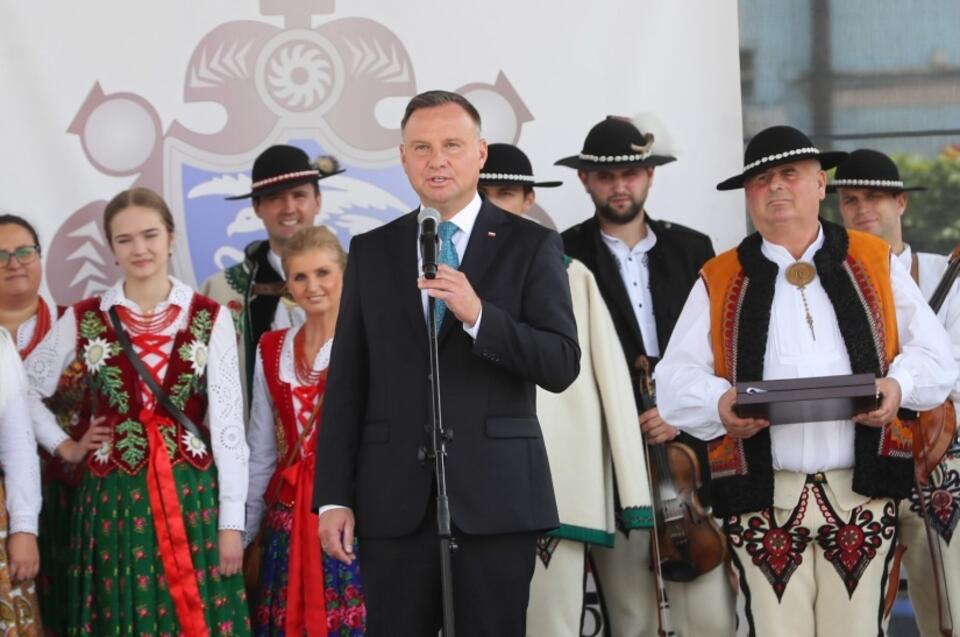 Prezydent Andrzej Duda / autor: PAP/Grzegorz Momot