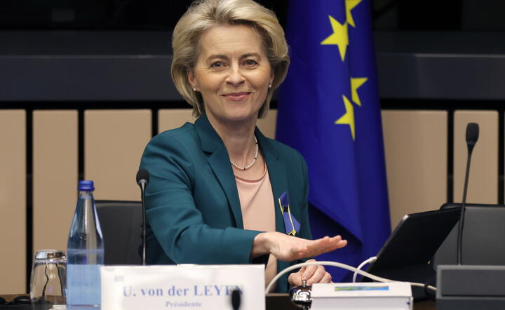 Przewodnicząca KE Ursula von der Leyen / autor: PAP/EPA/RONALD WITTEK / POOL