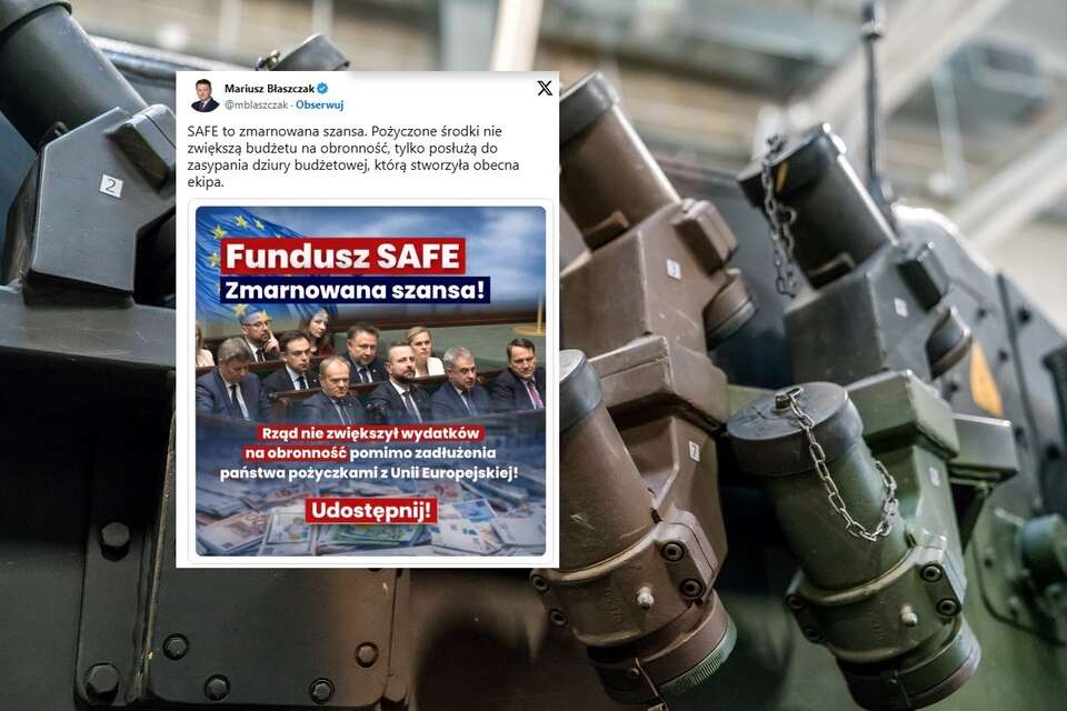 SAFE? Tusk odtrąbił sukces. Błaszczak: "Zmarnowana szansa"