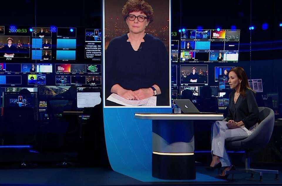 Program "Pytanie dnia" w neo-TVP Info / autor: vod.tvp.pl