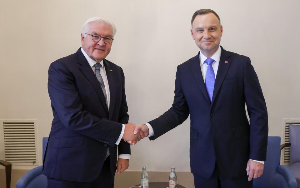 Prezydenci Niemiec i Polski podczas spotkania na Malcie. / autor: KPRP/Grzegorz Jakubowski