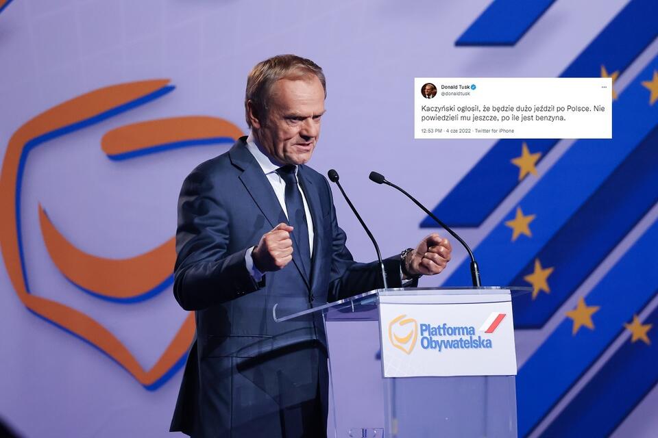 Lider PO Donald Tusk / autor: Fratria