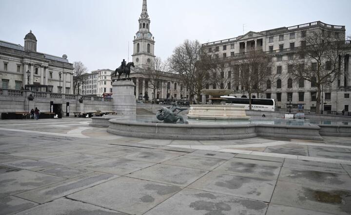 Trafalgar Square w Londynie / autor: PAP/EPA/NEIL HALL