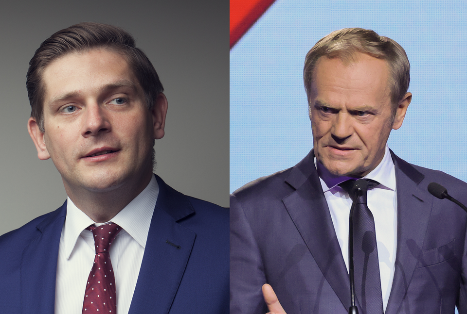 Bartosz Kownacki, Donald Tusk / autor: Fratria 