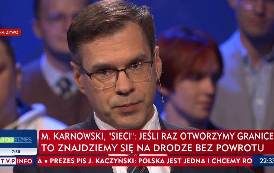 Michał Karnowski / autor: wPolityce.pl/TVP Info (screenshot)
