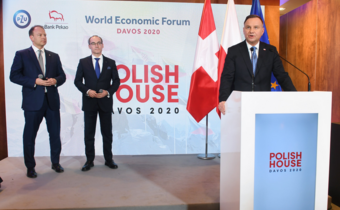 Andrzej Duda otworzył Dom Polski w Davos