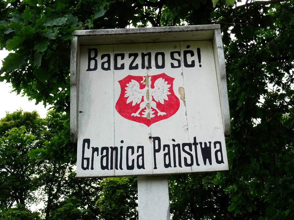 Tablice i slupy graniczne, Muzeum Oreza Polskiego w Kolobrzegu, fot. lipiec 2017 roku / autor: wPolityce.pl