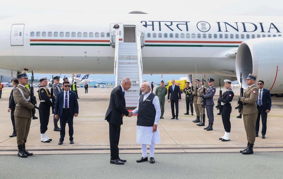 Narendra Modi i Władysław Teofil Bartoszewski / autor: X: @narendramodi