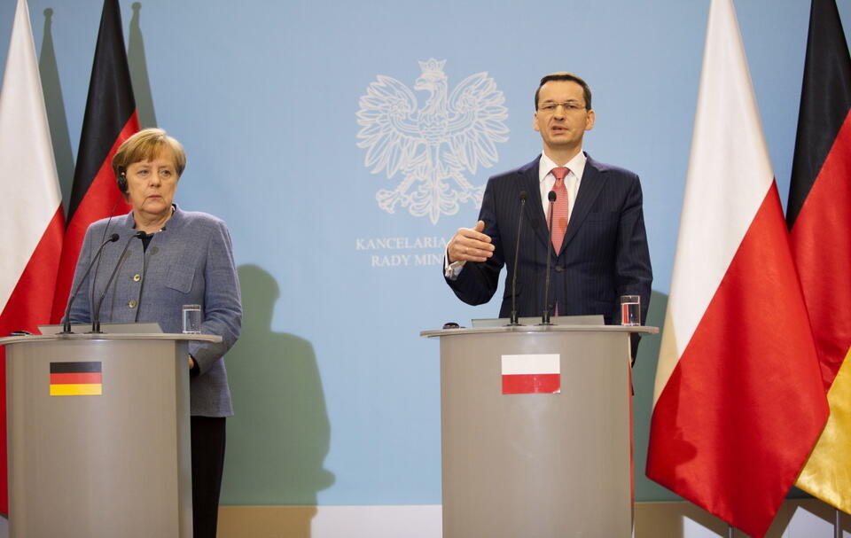 Merkel i Morawiecki / autor: Fratria