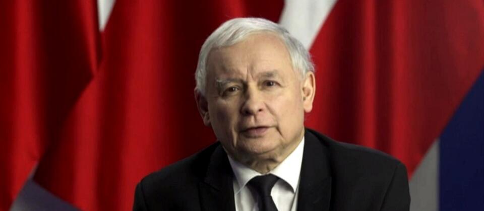 Jarosław Kaczyński, prezes PiS / autor: TVP Info