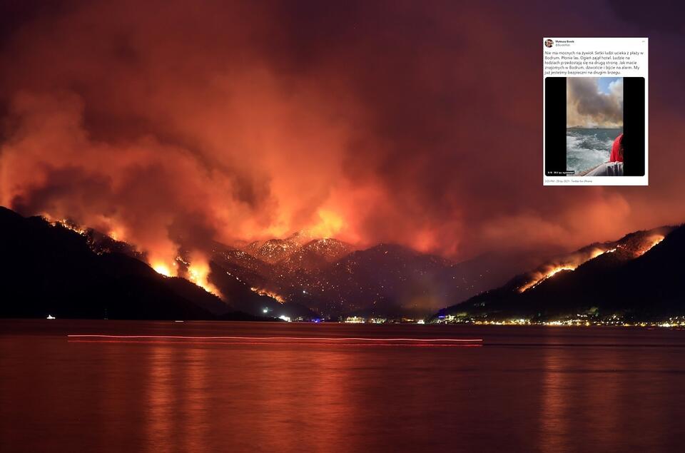 Pożary w Turcji / autor: PAP/EPA