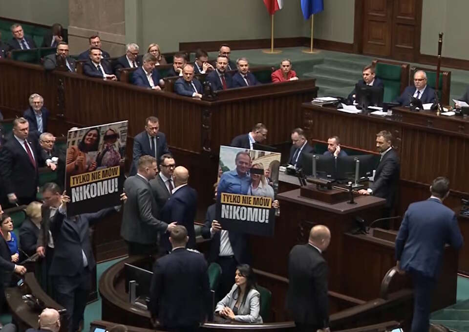 Awantura w Sejmie / autor: screenshot/sejm.gov.pl