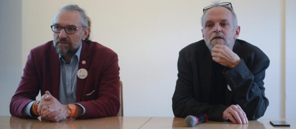 Mateusz Kijowski i Paweł Kasprzak, fot. PAP/Jakub Kamiński