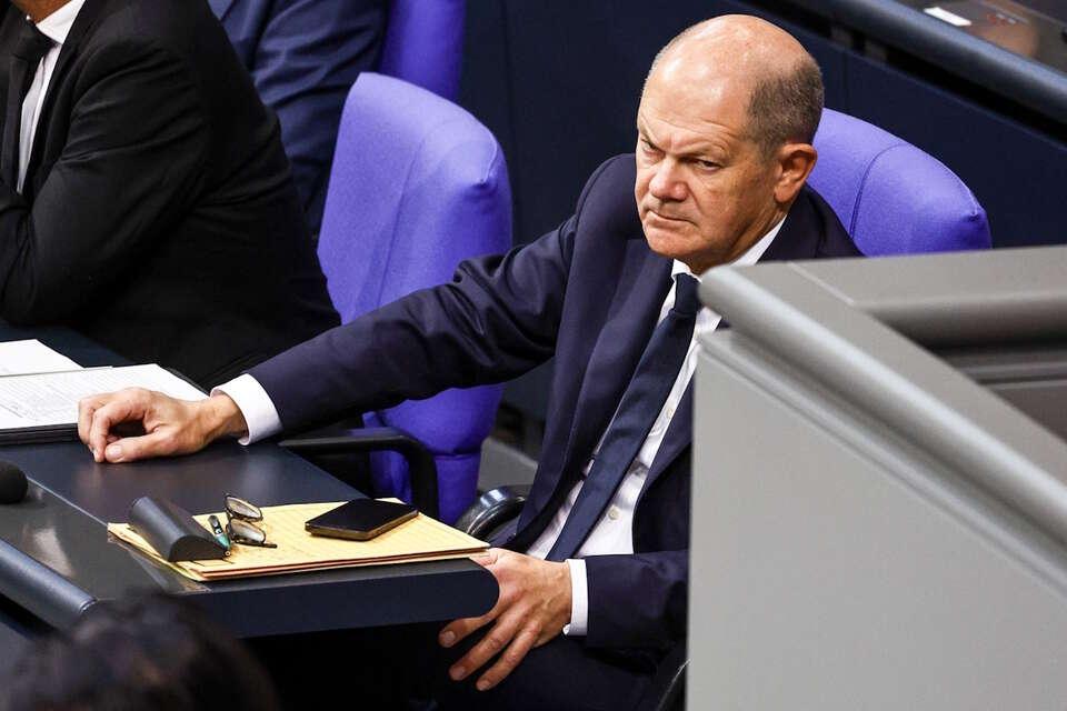 Olaf Scholz / autor: PAP/EPA/FILIP SINGER