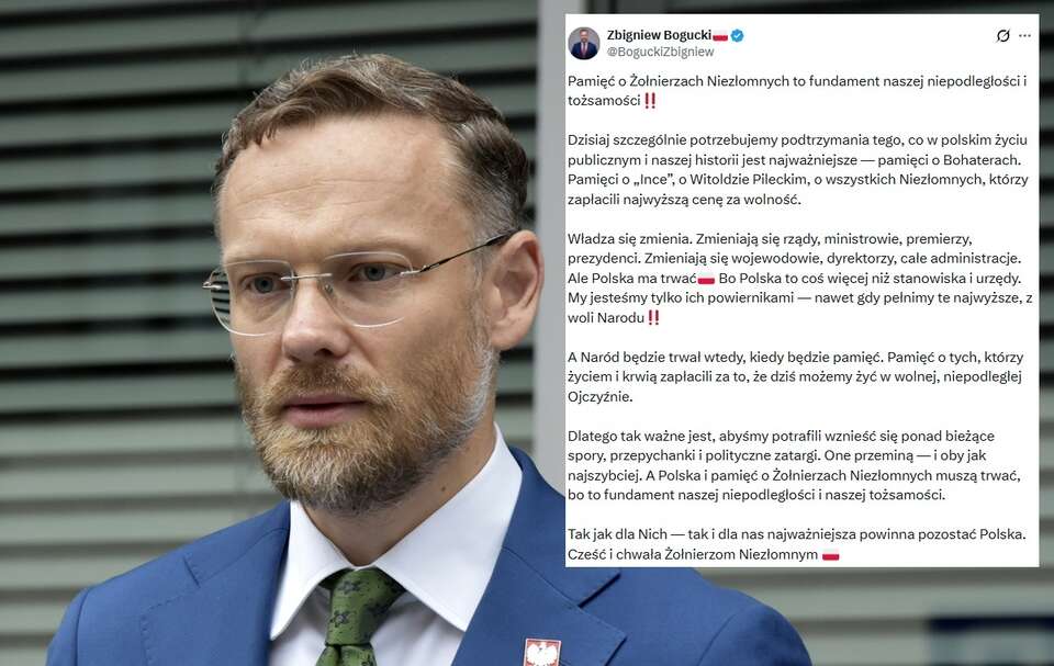 Zbigniew Bogucki zabrał w Narodowy Dzień Pamięci Żołnierzy Wyklętych / autor: Fratria