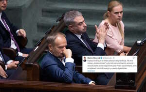 Ekipa Tuska odrzuciła zaostrzenie w przyznawaniu obywatelstwa. Błaszczak: "Rządząca koalicja po raz kolejny pokazuje swoją hipokryzję". Na zdjęciu rząd Koalicji 13 Grudnia oraz wpis Mariusz Błaszczak (screen) / autor: Fratria/X-Mariusz Błaszczak (screen)