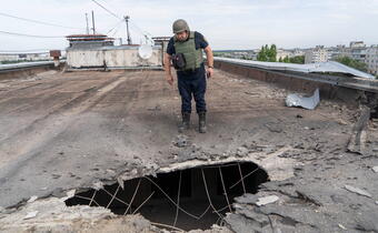 Ukraina: Rosjanie całą minioną dobę prowadzili ostrzał Charkowa