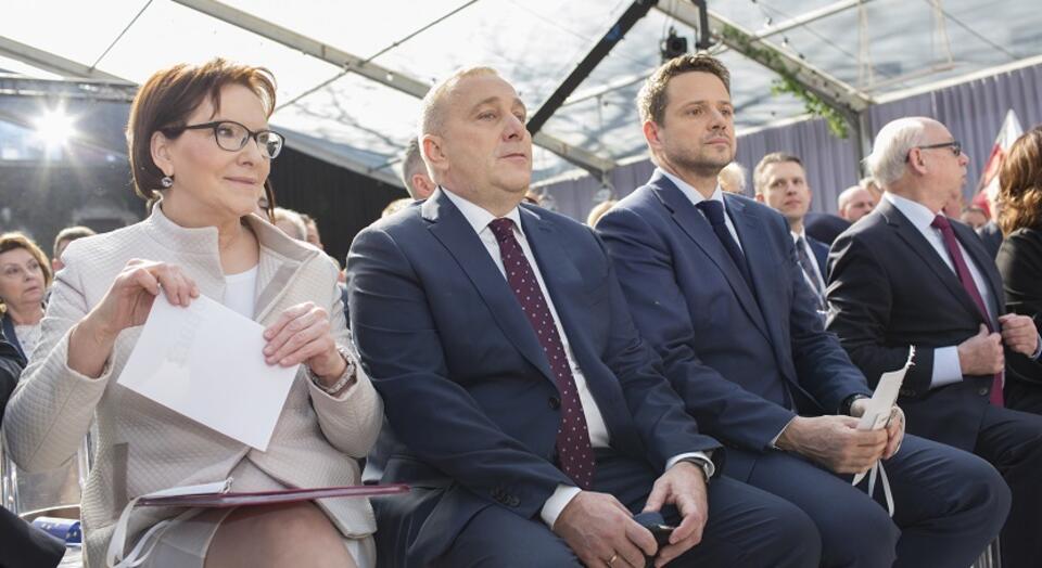Ewa Kopacz, Grzegorz Schetyna i Rafał Trzaskowski / autor: Fratria