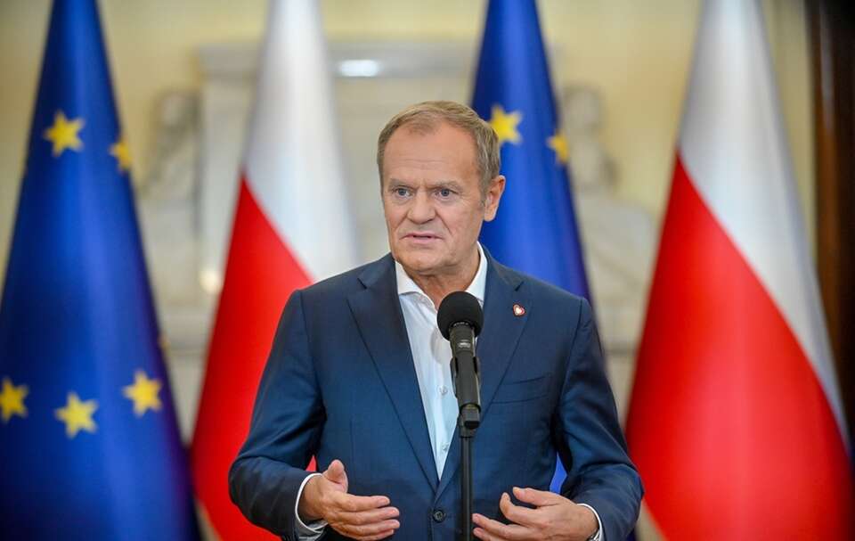 Premier Donald Tusk / autor: PAP/Marcin Obara