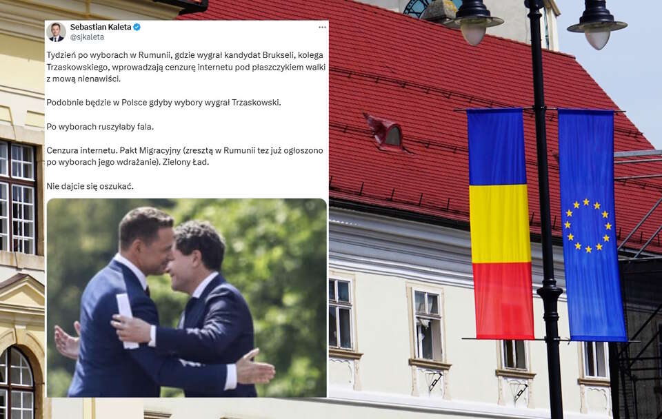 Rafał Trzaskowski i Nicușor Dan / autor: Fratria/X