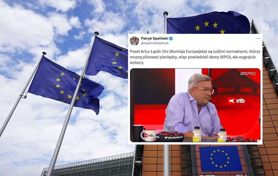 Unia Europejska / Łącki / autor: Kanał Zero / X / Fratria