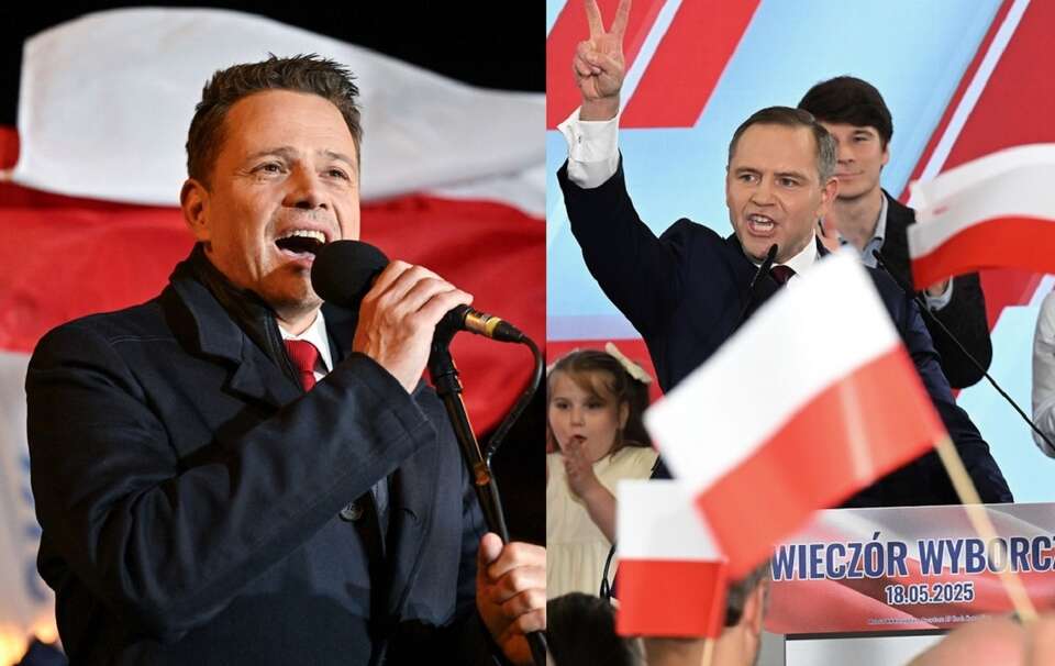Rafał Trzaskowski/Karol Nawrocki/Sławomir Mentzen / autor: PAP/Piotr Polak, PAP/Adam Warżawa