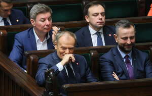 Donald Tusk i rząd KO w Sejmie / autor: PAP